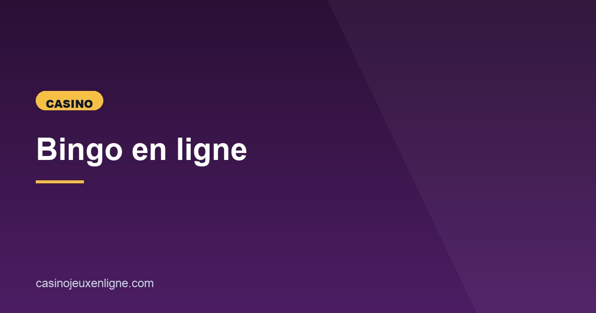 Illustration de l'article consacré au bingo en ligne