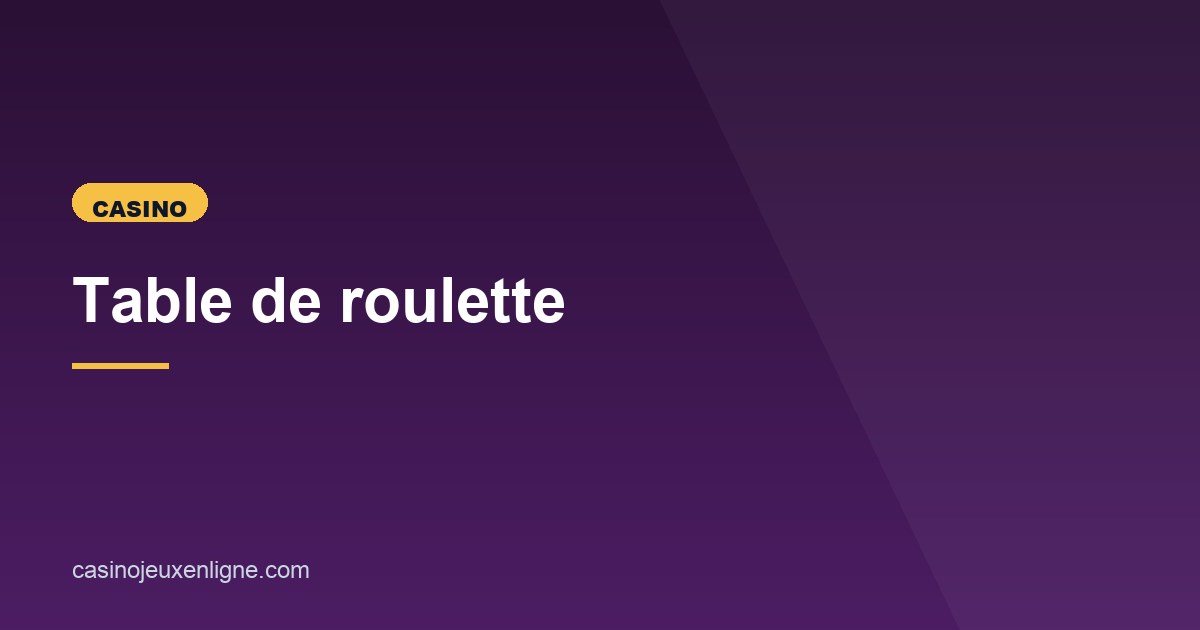 Illustration de l'article consacré aux paris à la roulette