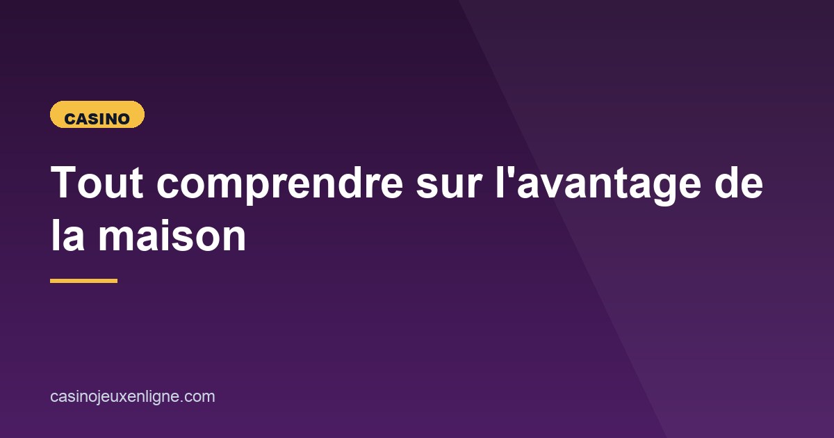 Illustration de l'article consacré à l'avantage de la maison